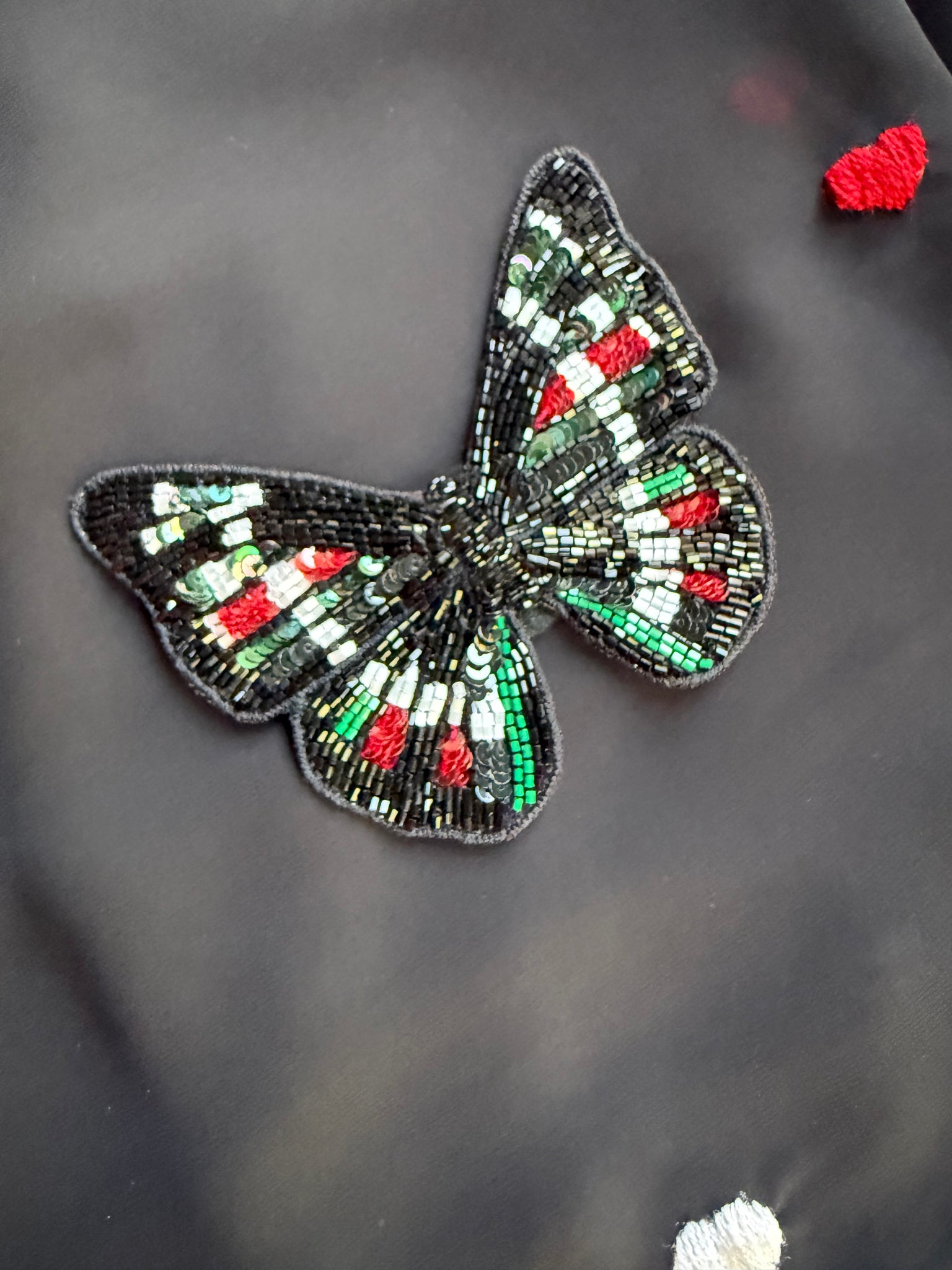 Another Butterfly Brooch in The UAE’s National Flag Colors