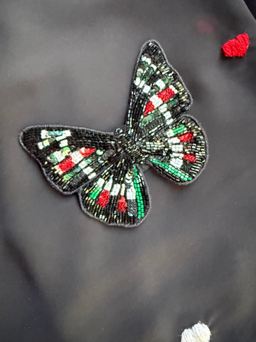 Another Butterfly Brooch in The UAE’s National Flag Colors