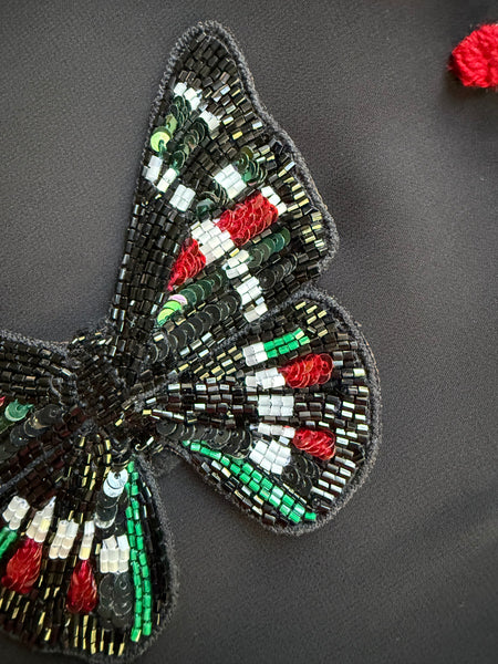 Another Butterfly Brooch in The UAE’s National Flag Colors