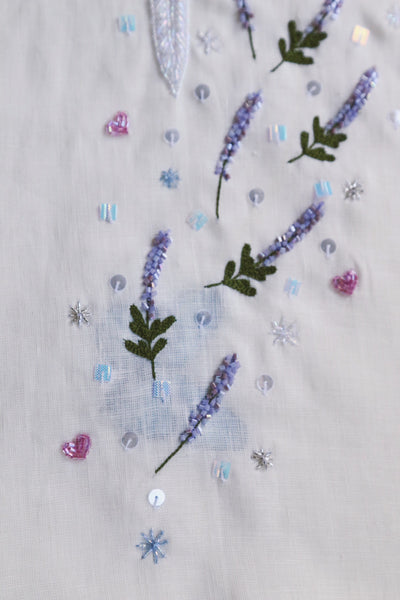 Dancing Lavender, Off White, delivery within 3 days