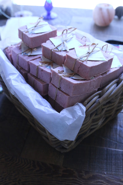 Coconut Milk & Shea Butter Soap, Fragranced with Rose (sensitive skin, dry)