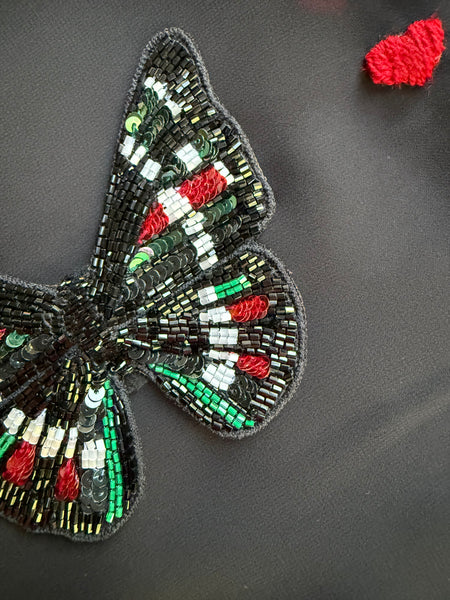Another Butterfly Brooch in The UAE’s National Flag Colors