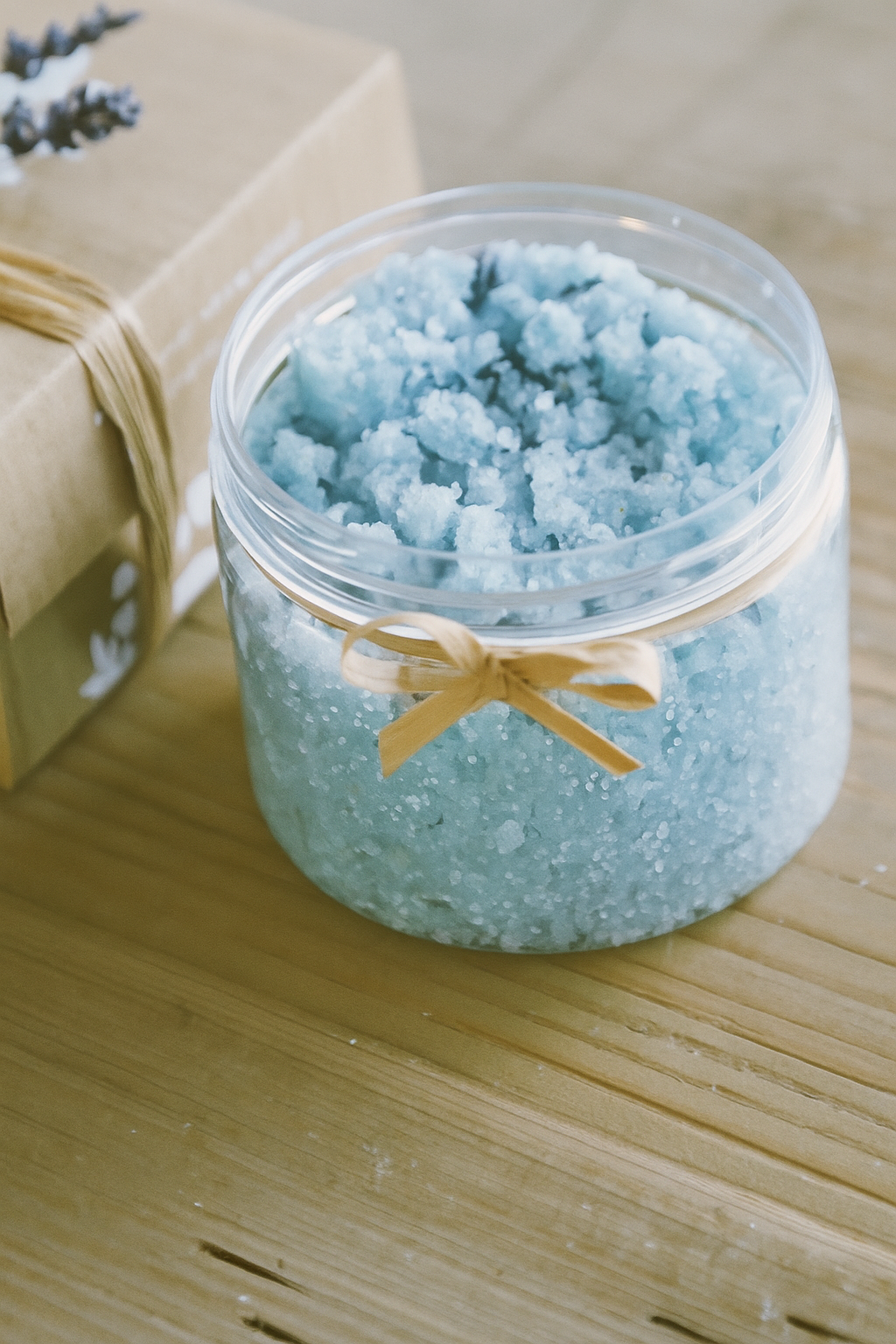 Sugar & Himalayan Sea Salt Scrub, Scared Of The Moon (gentle exfoliation, extra sensitive skin, dry)