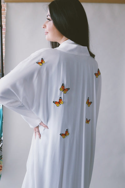 Another Garden of Butterflies, White
