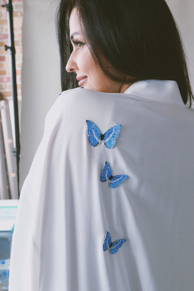 A Journey of Transformation Abaya, White