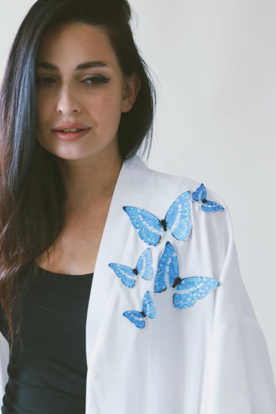 A Journey of Transformation Abaya, White