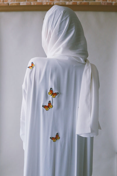 Another Garden of Butterflies, White