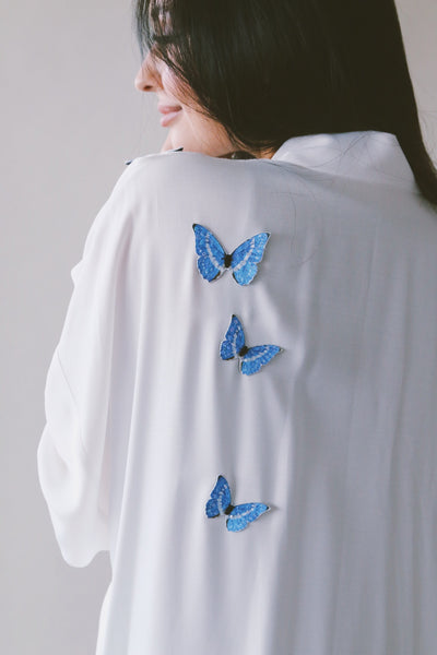 A Journey of Transformation Abaya, White