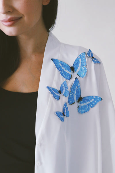 A Journey of Transformation Abaya, White