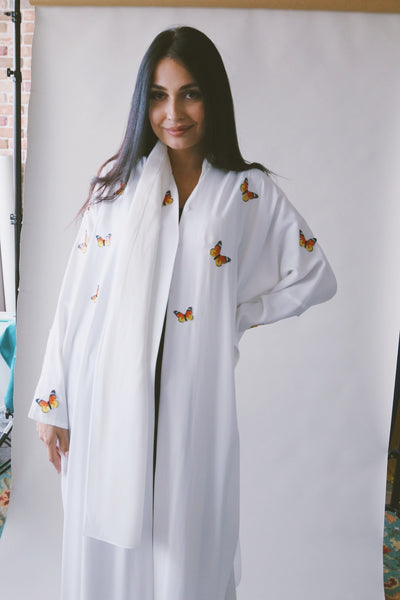 Another Garden of Butterflies, White