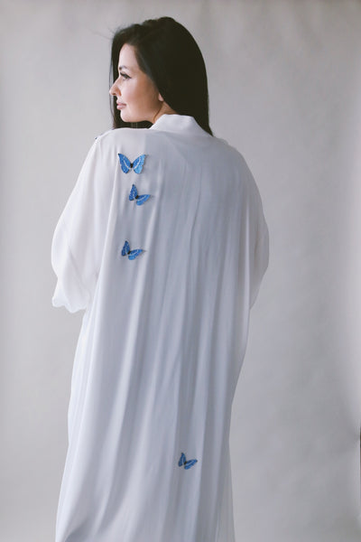 A Journey of Transformation Abaya, White
