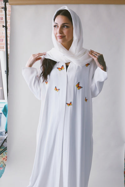 Another Garden of Butterflies, White