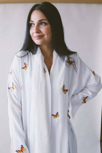 Another Garden of Butterflies, White