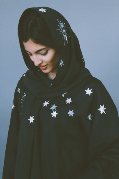Astral Travel Abaya, Black