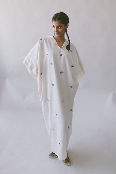 The "Eye See Everything" Kaftan, in Linen