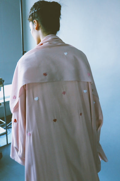 Hearts Abaya, Pink