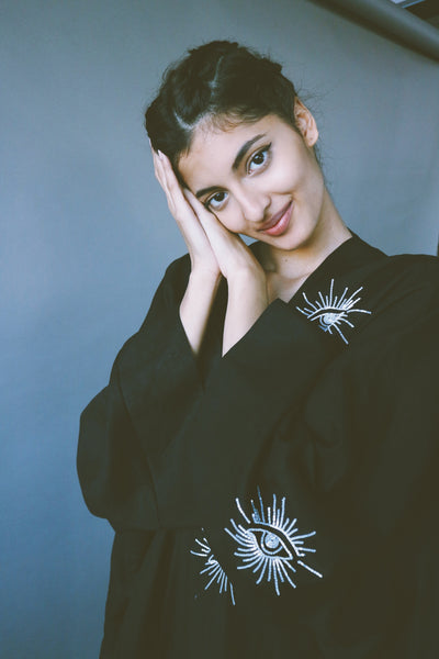 The "Spiritual Awakening" Abaya, in Black