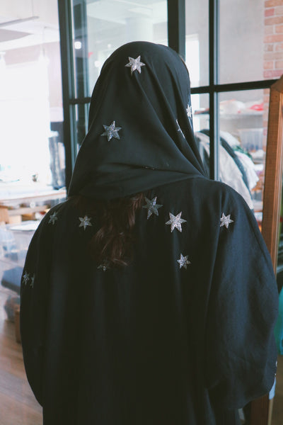 Astral Travel Abaya, Black