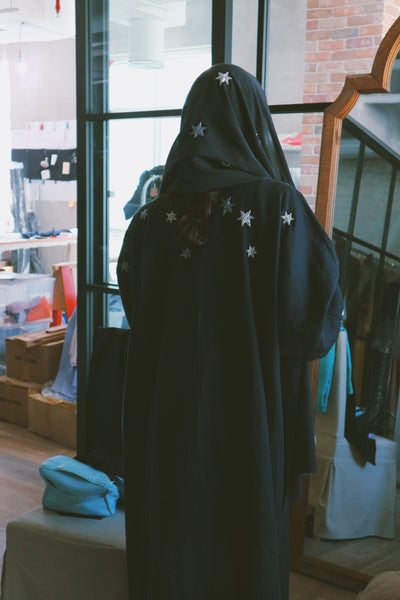 Astral Travel Abaya, Black