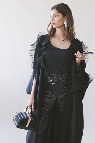 The Butterfly Abaya, in Black