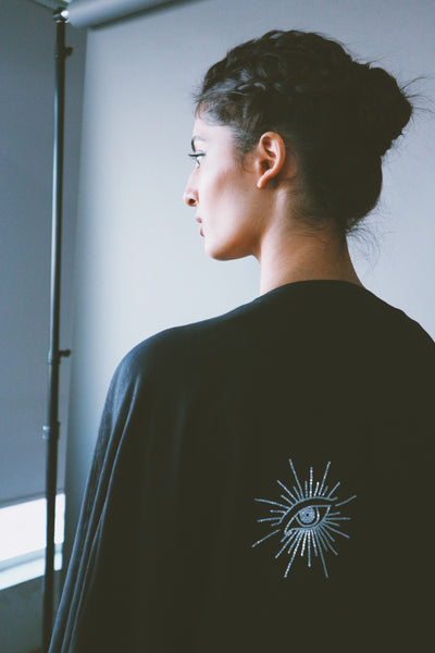 The "Spiritual Awakening" Abaya, in Black