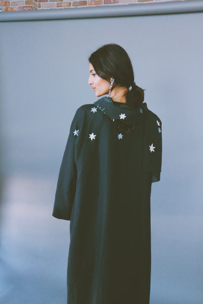 Astral Travel Abaya, Black