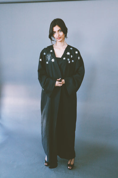 Astral Travel Abaya, Black