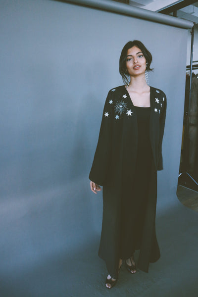 Astral Travel Abaya, Black