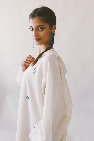 The "Eye See Everything" Kaftan, in Linen
