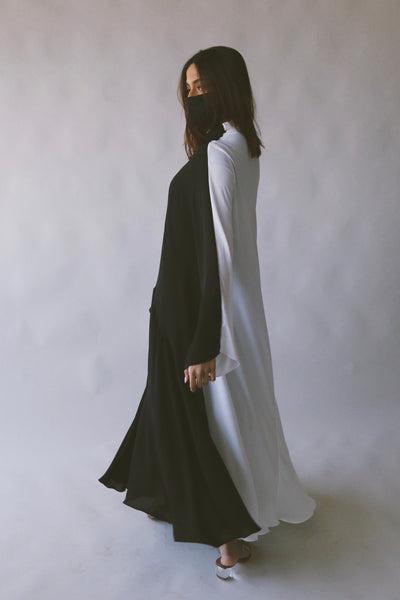 The Crises Averted Dress, in Black & White