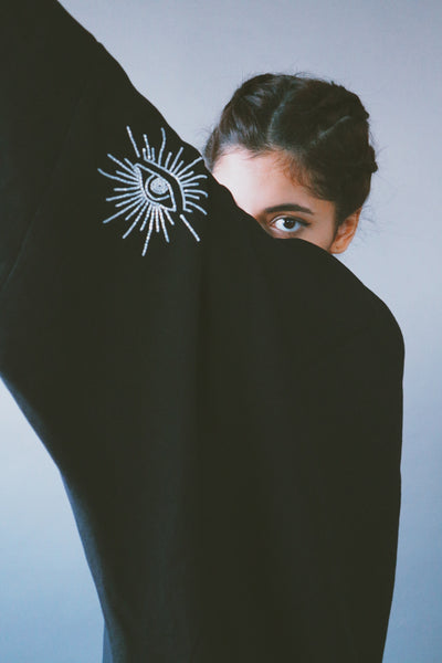 The "Spiritual Awakening" Abaya, in Black