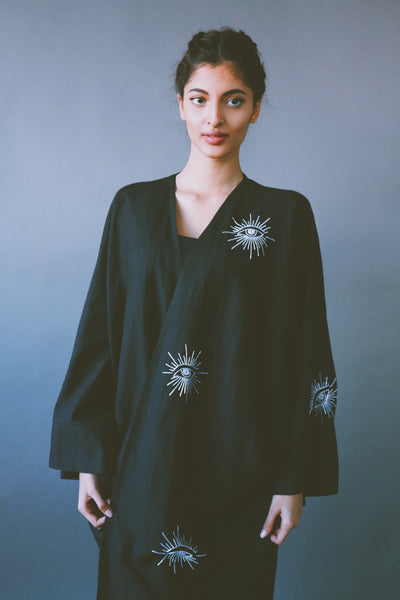 The "Spiritual Awakening" Abaya, in Black