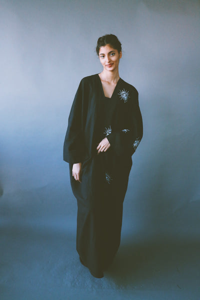 The "Spiritual Awakening" Abaya, in Black