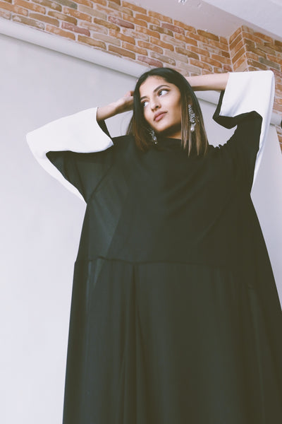 The Crises Averted Dress, in Black & White