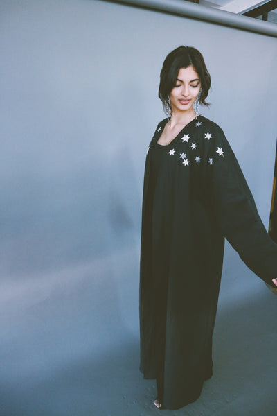 Astral Travel Abaya, Black