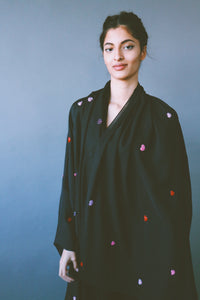 Hearts Abaya, Black