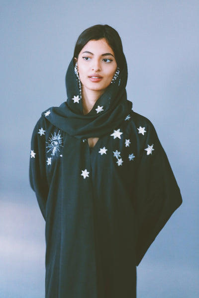 Astral Travel Abaya, Black