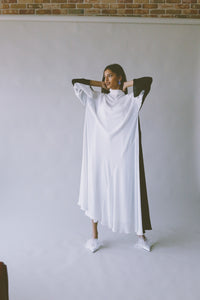 The Crises Averted Dress, in Black & White