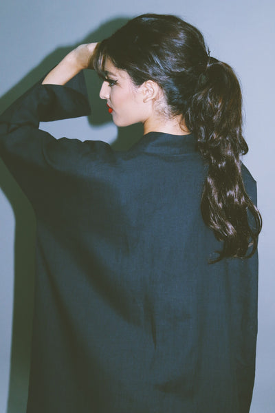 The Butterfly Collection: The African Monarch Abaya, Slim Fit, In Black