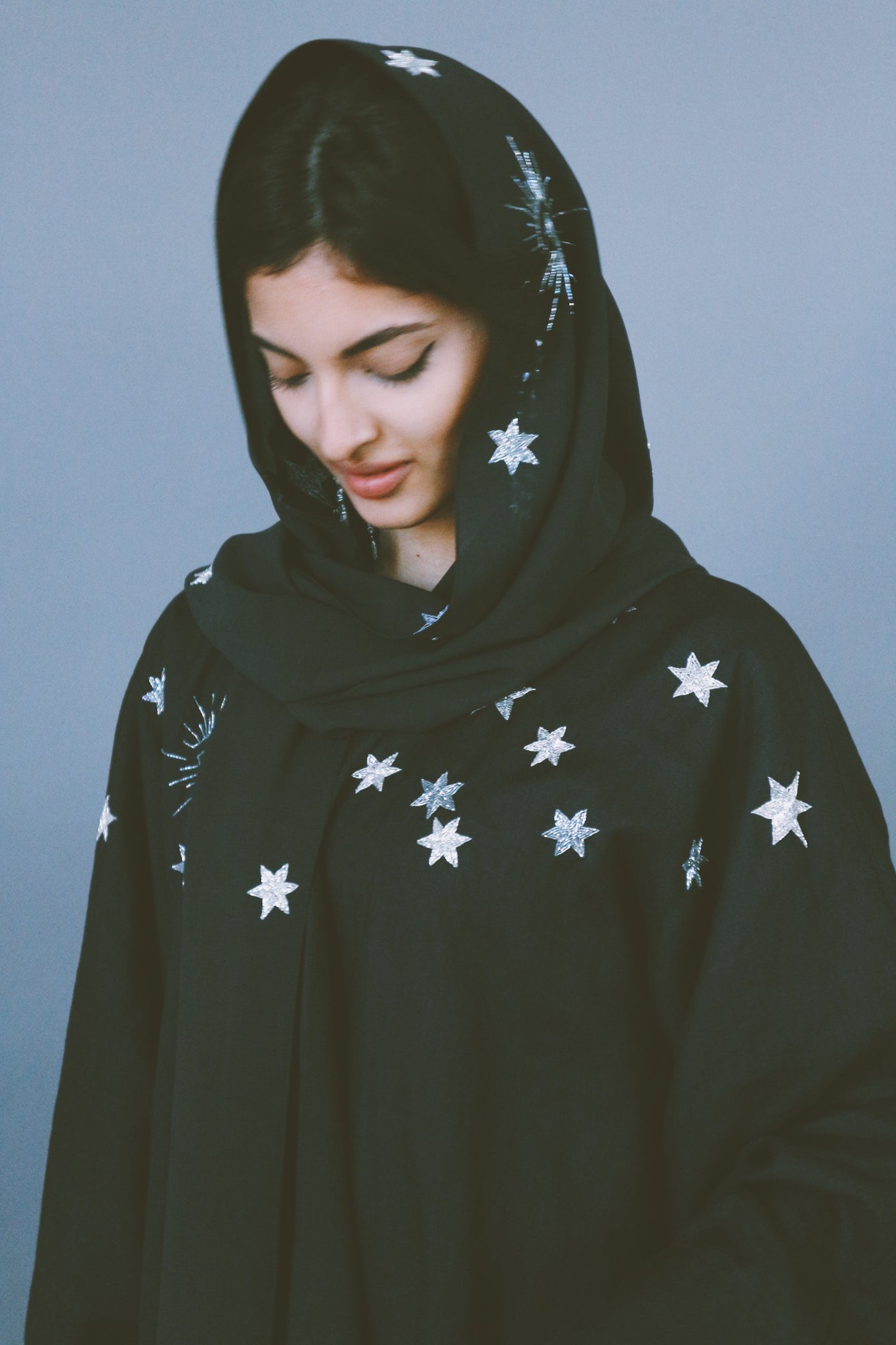 Astral Travel Abaya, Black