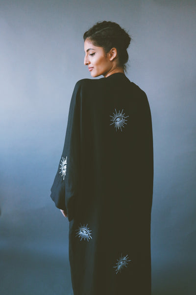 The "Spiritual Awakening" Abaya, in Black