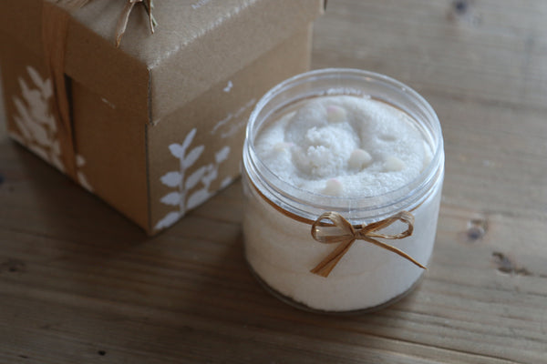Whipped Soap Scrub, Al Talbeenah (gentle exfoliation, all skin types)